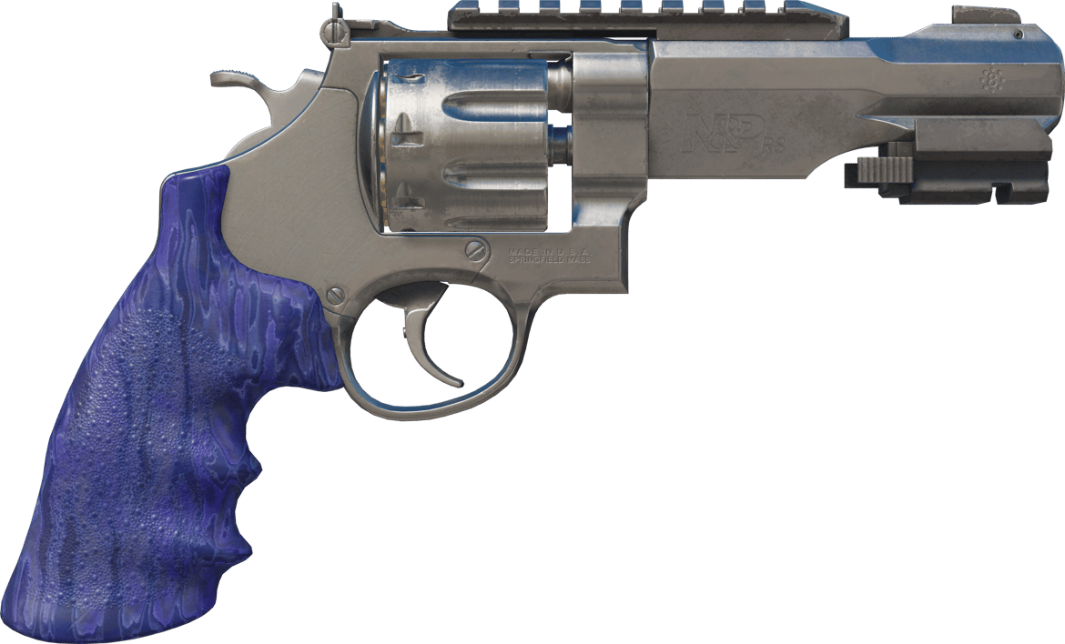 Preview image 2 of R8 Revolver | Poignée cobalt (Marquée par les combats)