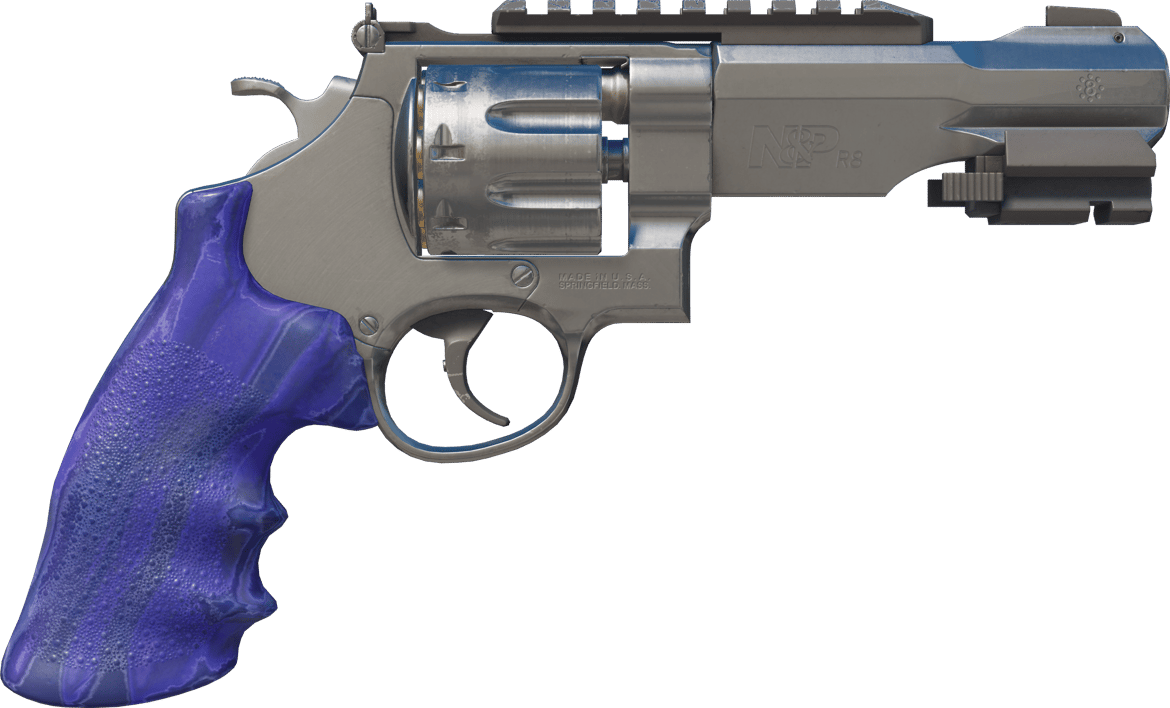 Preview image 2 of R8 Revolver | Poignée cobalt (Très peu usée)