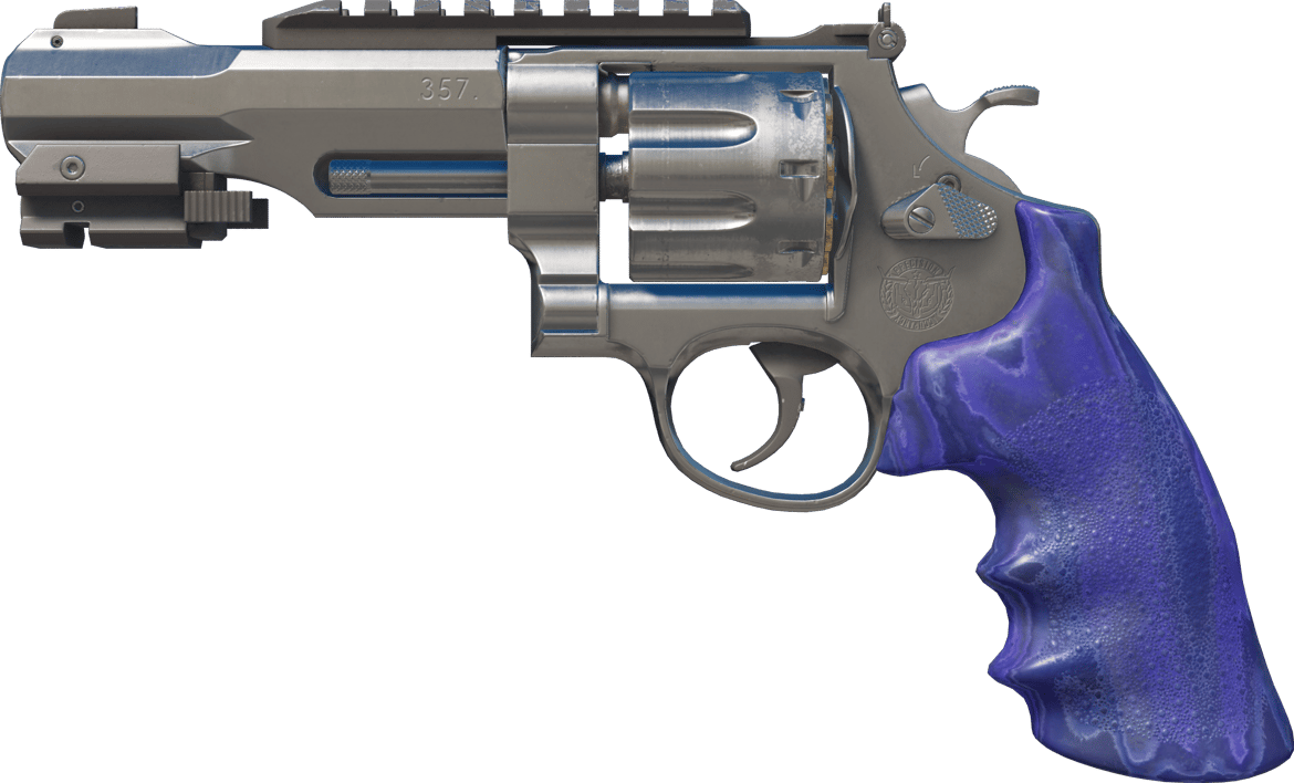 Preview image 1 of R8 Revolver | Poignée cobalt (Très peu usée)