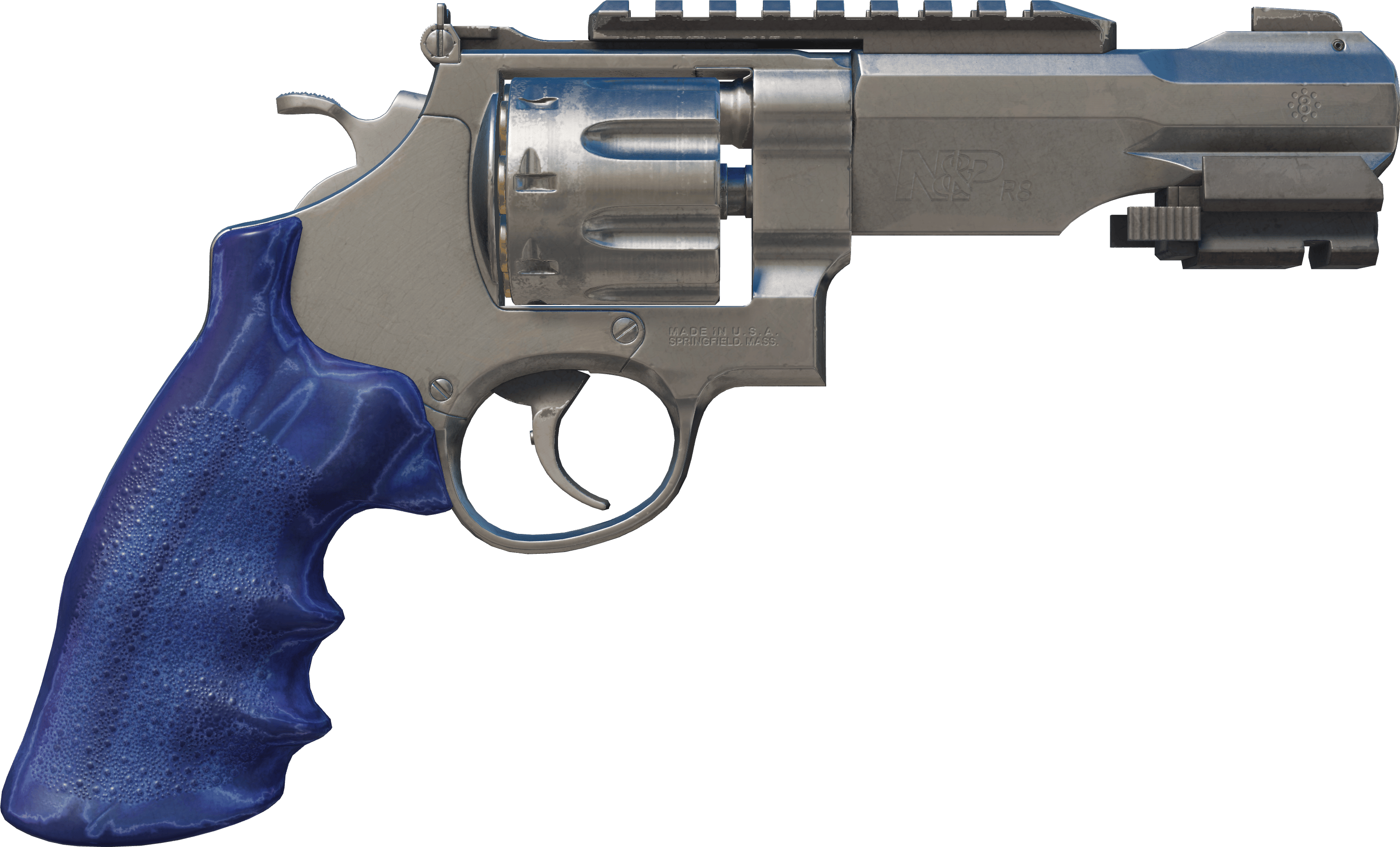 Preview image 2 of R8 Revolver | Poignée cobalt (Usée)