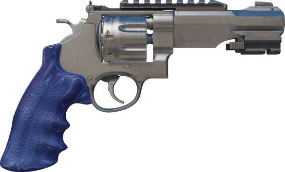 Preview image 2 of R8 Revolver | Empuñadura de cobalto (Bastante desgastado)