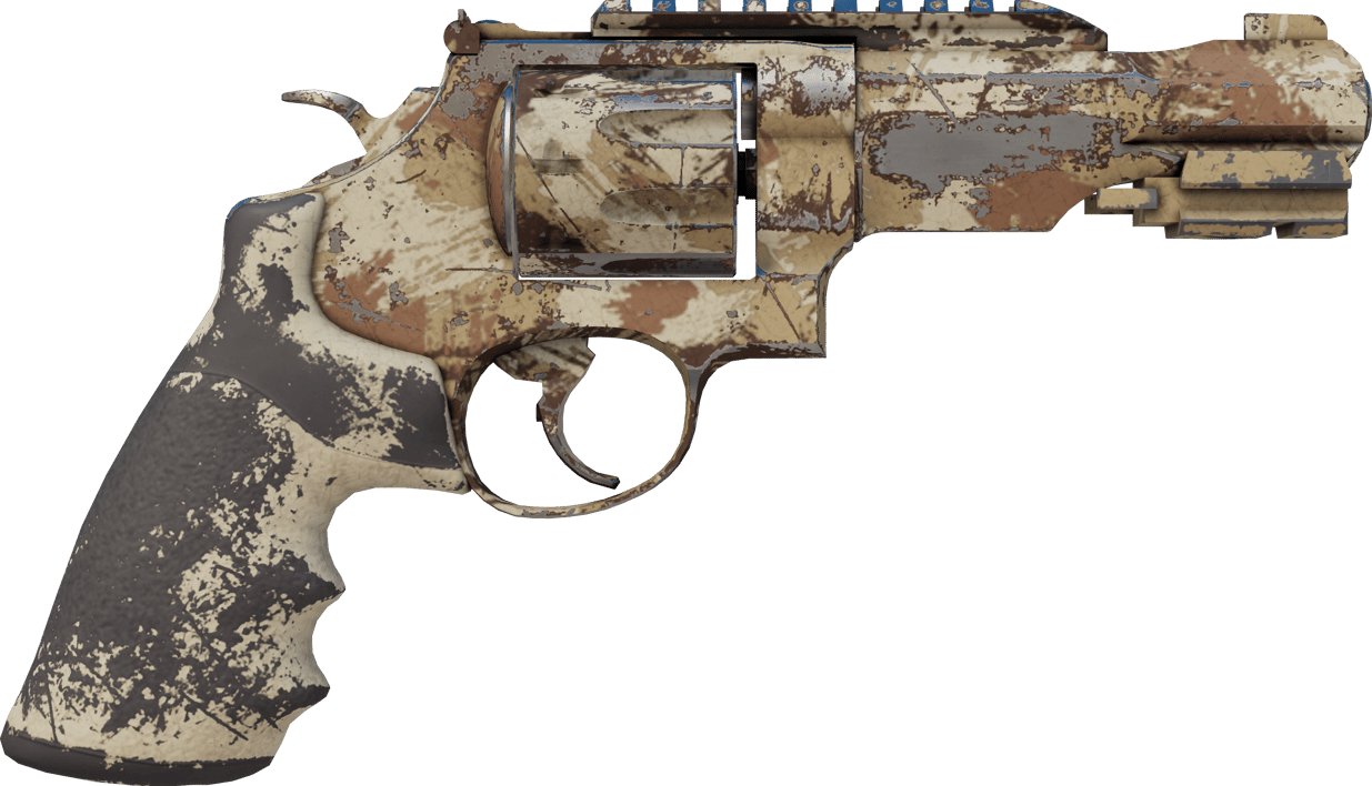 Preview image 2 of R8 Revolver | 沙漠筆刷 (重度磨損)