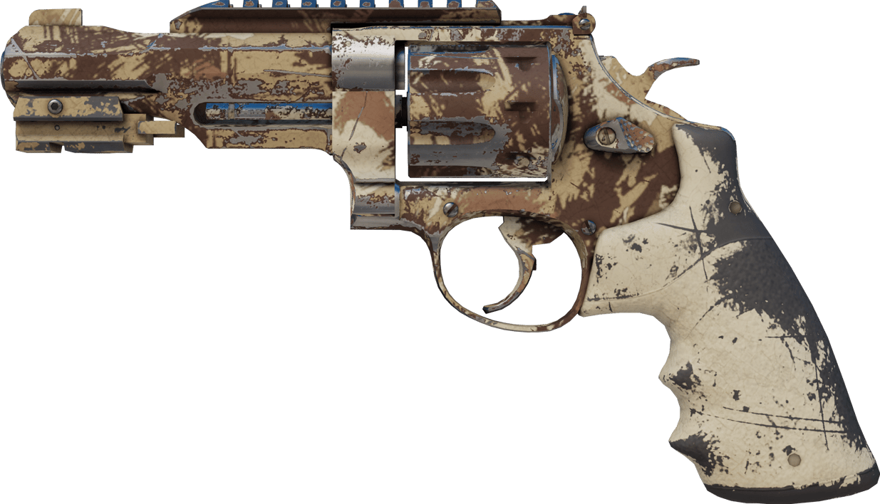 Preview image 1 of R8 Revolver | 沙漠筆刷 (重度磨損)