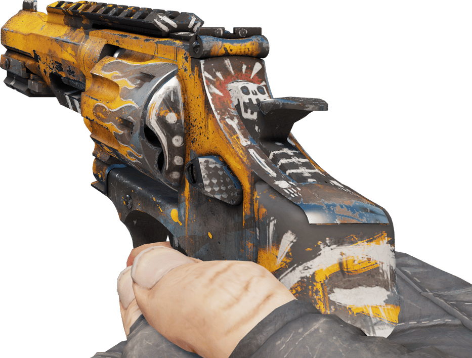 Preview image 3 of R8 Revolver | Skull Crusher (戦いで傷ついた)