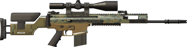 Preview image 2 of SCAR-20 | Army Sheen (Factory New)