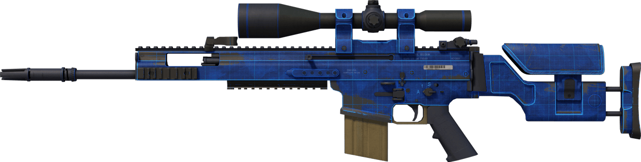 Preview image 1 of SCAR-20 | Blaupause (Abgenutzt)