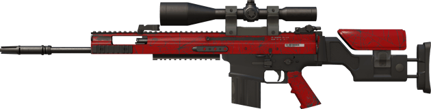 SCAR-20 | Crimson Web (ใหม่จากโรงงาน)