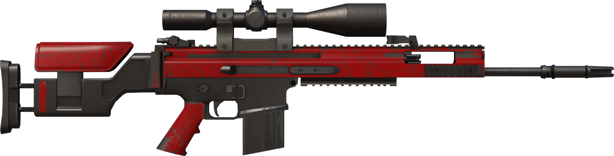 Preview image 2 of SCAR-20 | Crimson Web (มีรอยถลอกเล็กน้อย)