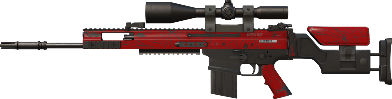 Preview image 1 of SCAR-20 | Crimson Web (มีรอยถลอกเล็กน้อย)