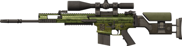 SCAR-20 | Grüner Soldat (Kampfspuren)