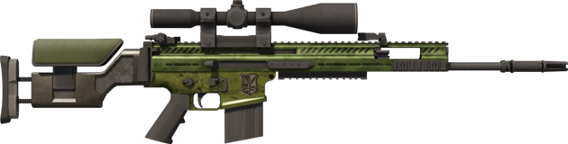 Preview image 2 of SCAR-20 | Grüner Soldat (Abgenutzt)