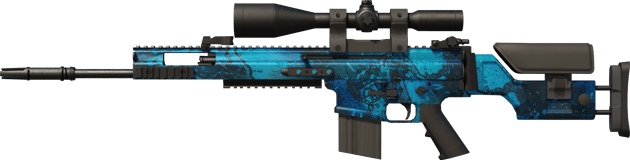 SCAR-20 | 蓝洞 (战痕累累)