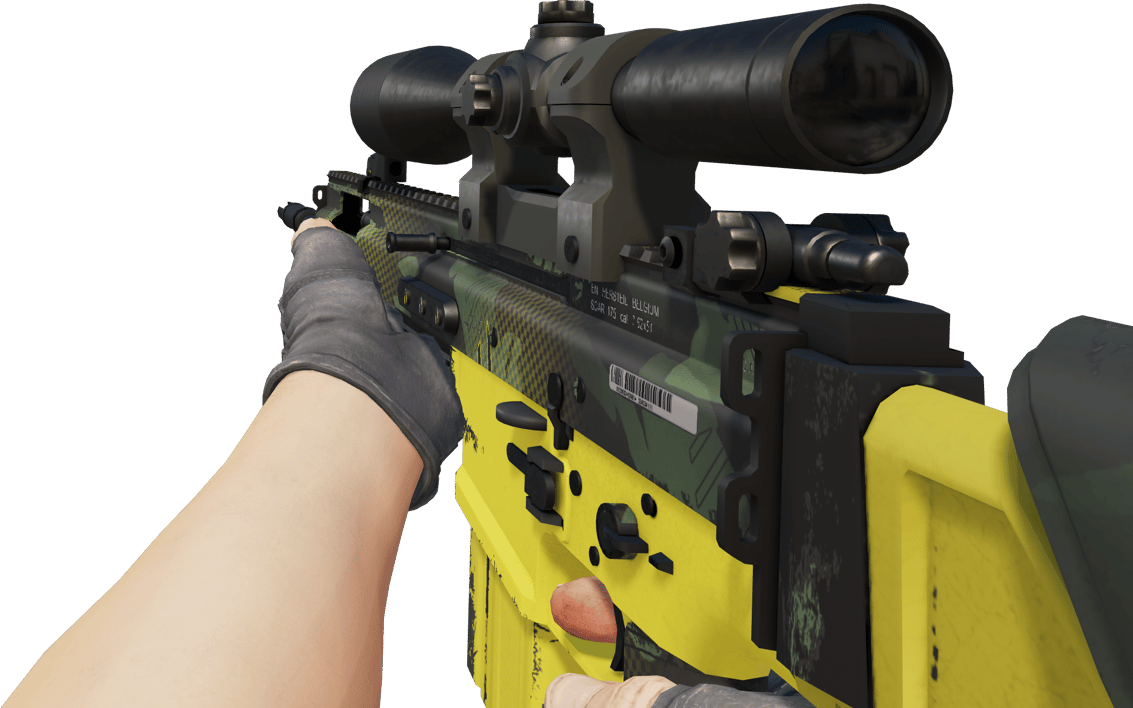 Preview image 3 of SCAR-20 | Jungle Slipstream (Minimal Wear)