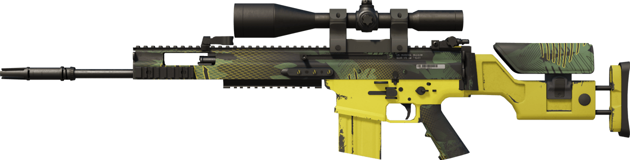 Preview image 1 of SCAR-20 | Jungle Slipstream (Minimal Wear)