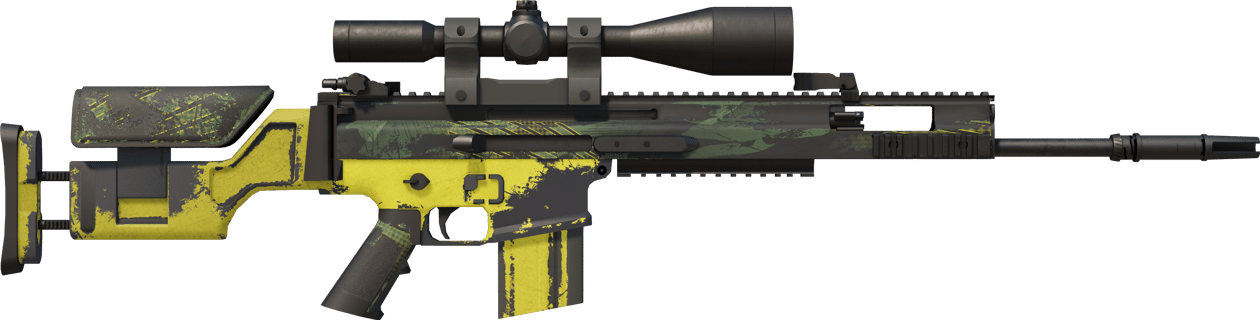 Preview image 2 of SCAR-20 | Jungle Slipstream (かなり摩耗)