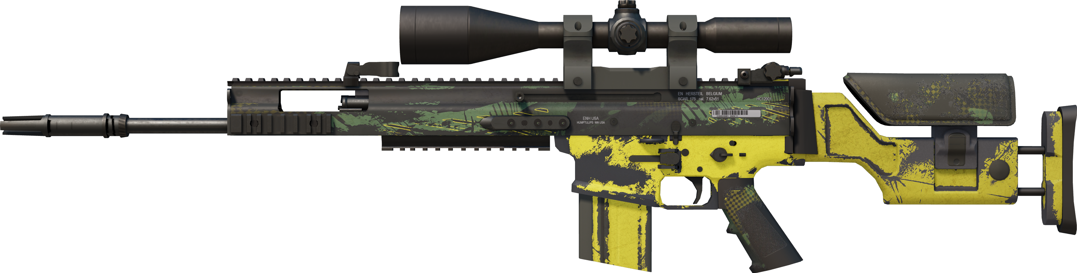 SCAR-20 | Jungle Slipstream (Well-Worn)