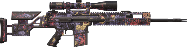 Preview image 2 of SCAR-20 | 暗夜活死鸡 (战痕累累)