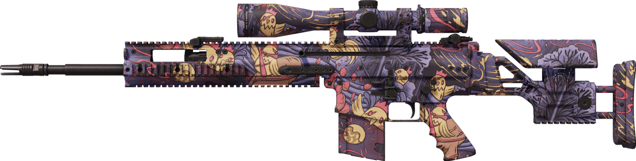 Preview image 1 of SCAR-20 | Poltergeist (Minimale Gebrauchsspuren)