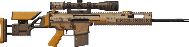 Preview image 2 of SCAR-20 | 黃赭短式 (戰痕累累)