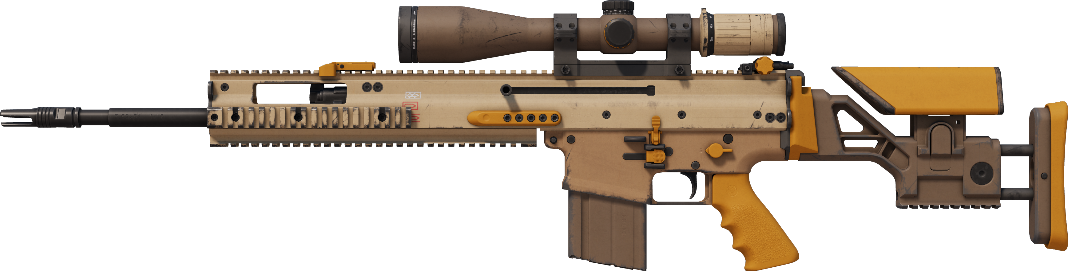 SCAR-20 | Short Ochre (Field-Tested)