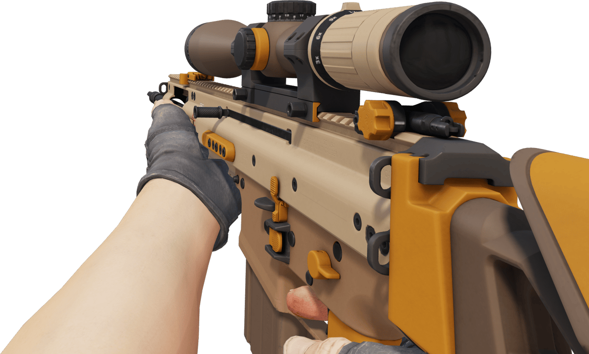 Preview image 3 of SCAR-20 | Short Ochre (มีรอยถลอกเล็กน้อย)