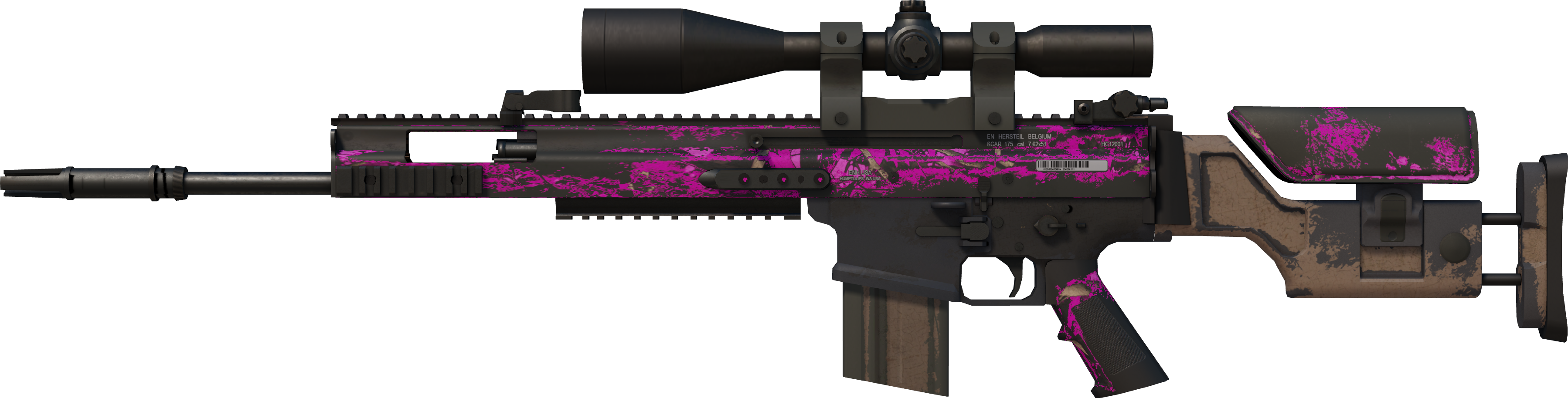 SCAR-20 | Splash Jam (Battle-Scarred)