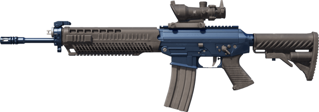 SG 553 | 深蓝电镀处理 (崭新出厂)