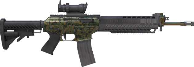 Preview image 2 of SG 553 | 광택 위장 무늬 (현장에서 쓰인)