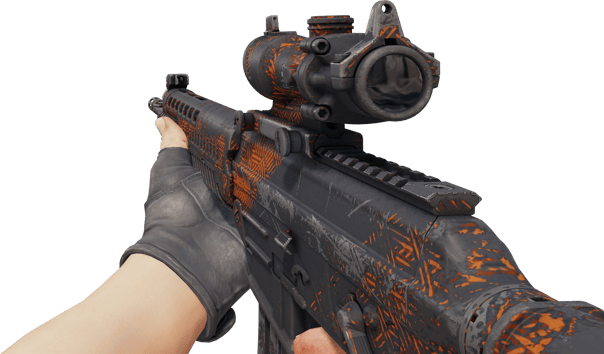 Preview image 3 of SG 553 | Vannerie en demi-teinte (Marquée par les combats)