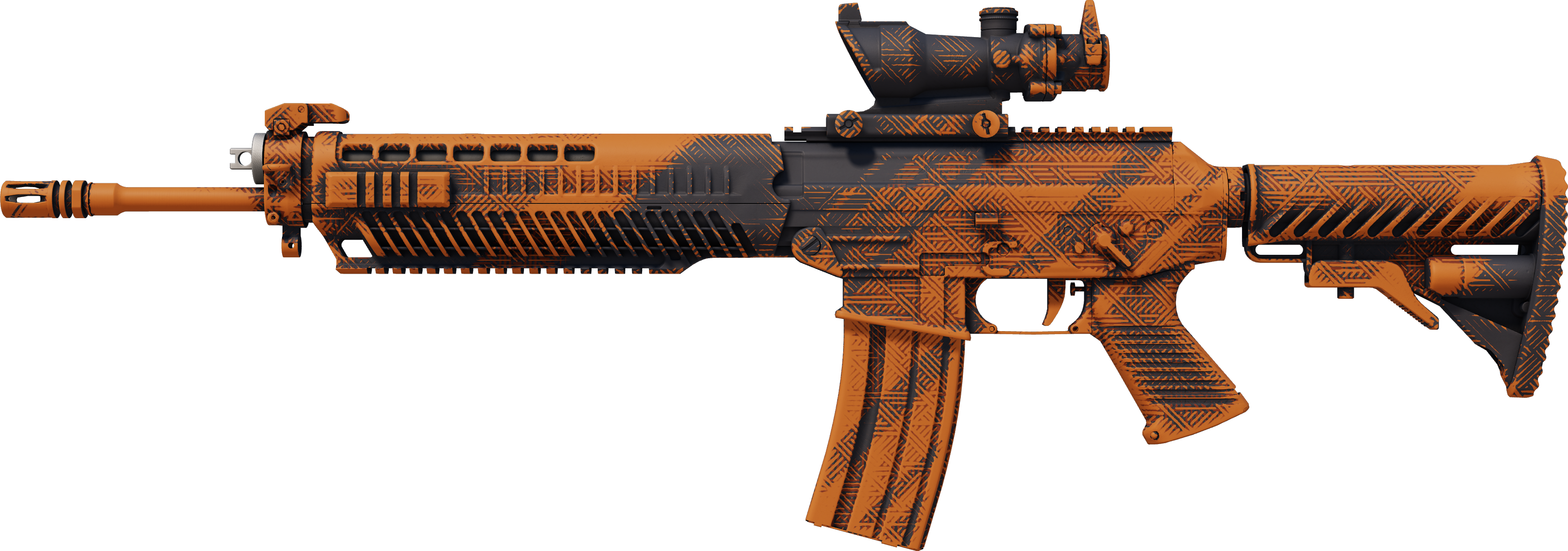 SG 553 | Basket Halftone (Battle-scarred) - Skins Wiki