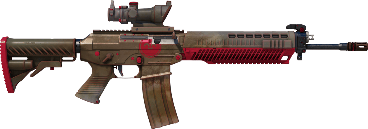 Preview image 2 of SG 553 | Berry Gel Coat (Factory New)