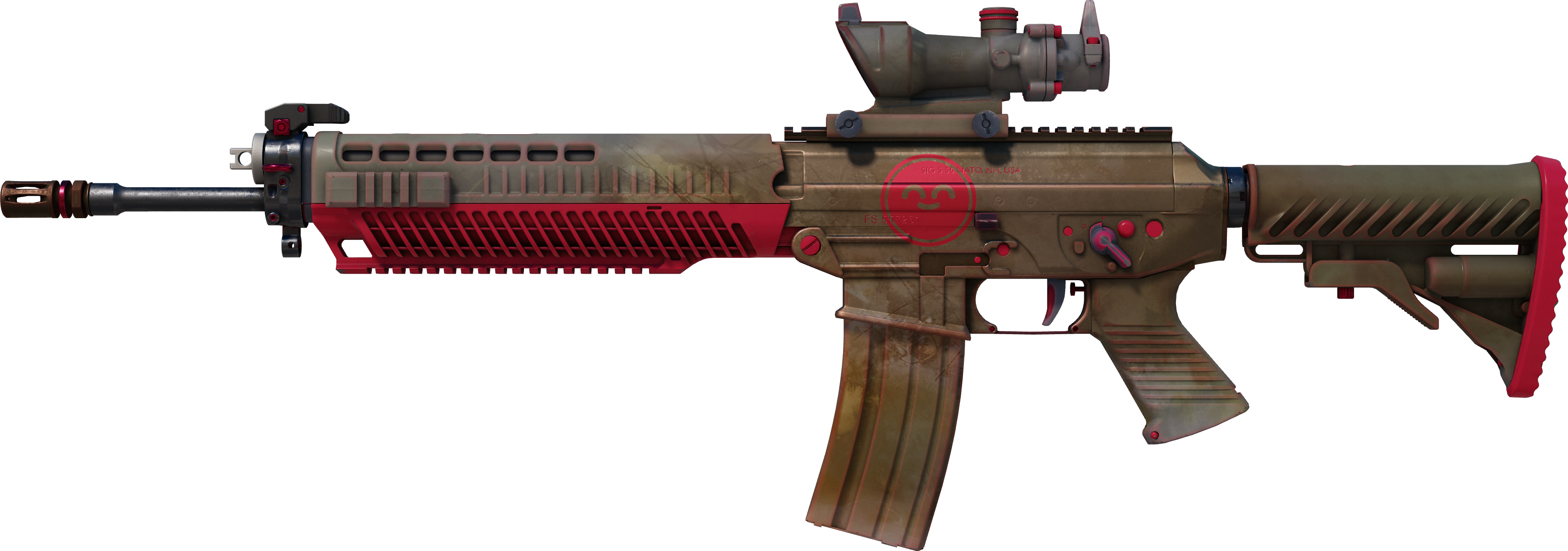 SG 553 | Berry Gel Coat (Minimal Wear) - Skins Wiki