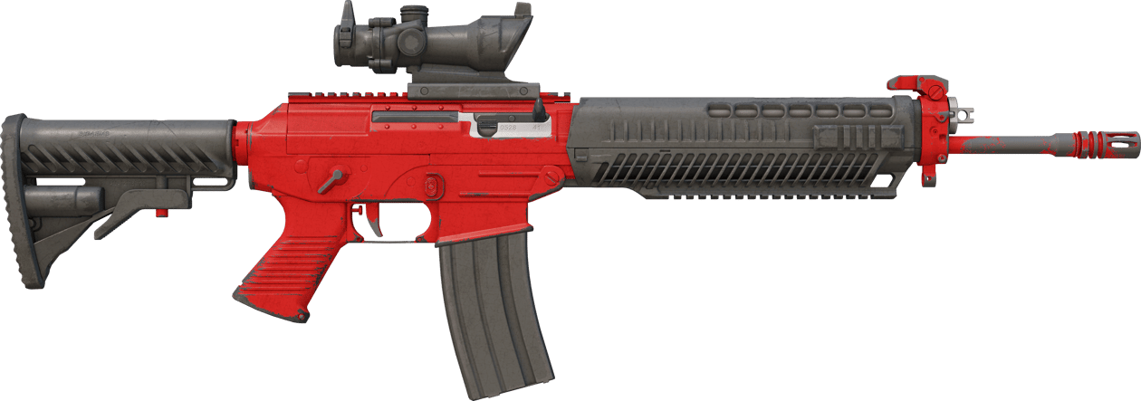 Preview image 2 of SG 553 | Candy Apple (Segnato dalle battaglie)