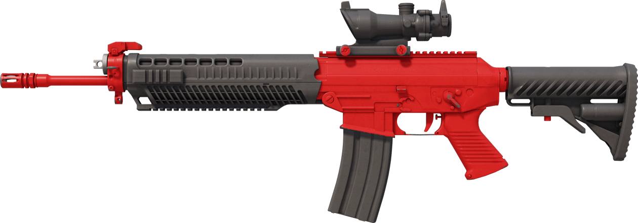 Preview image 1 of SG 553 | Candy Apple (Testado no Terreno)