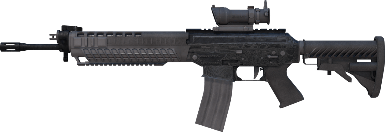 Preview image 1 of SG 553 | Acier de Damas (Marquée par les combats)