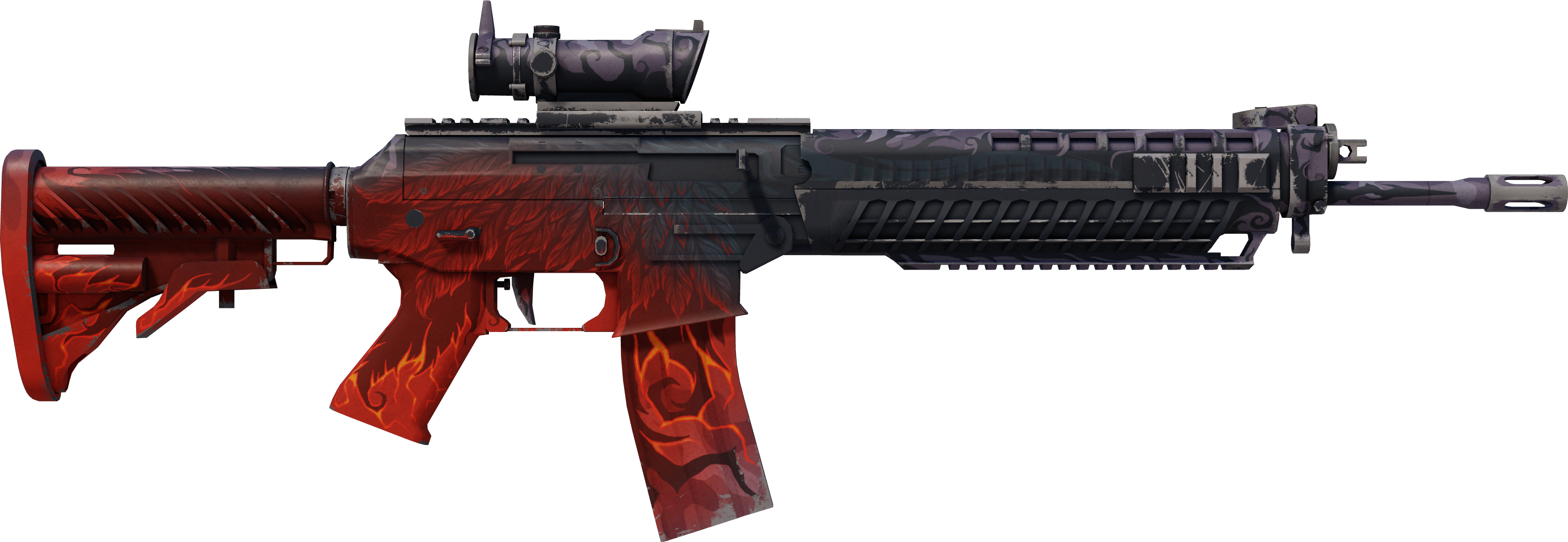 Preview image 2 of SG 553 | Mrocznoskrzydły (po ciężkich walkach)