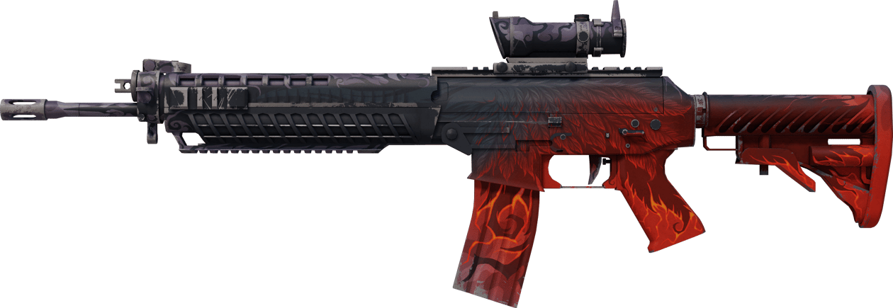 Preview image 1 of SG 553 | 黯翼 (战痕累累)