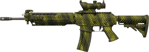 SG 553 | Malla de caimán (Algo desgastado)