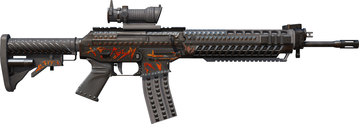 Preview image 2 of SG 553 | 헤비메탈 (꽤 닳은)