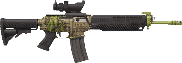 Preview image 2 of SG 553 | Lush Ruins (Minimal Wear)