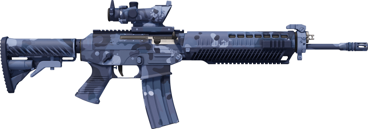 Preview image 2 of SG 553 | Night Camo (Factory New)