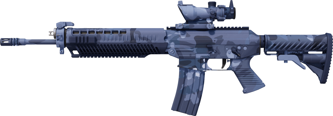 Preview image 1 of SG 553 | Night Camo (Minimal Wear)