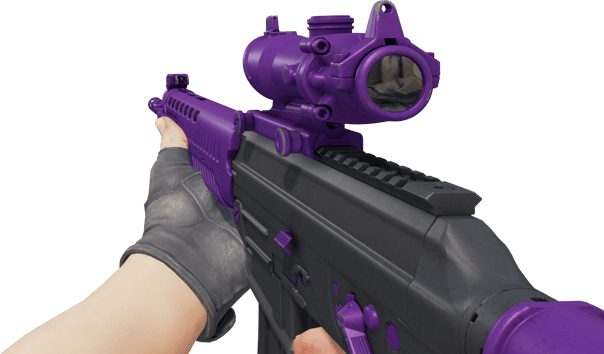 Preview image 3 of SG 553 | Ultraviolet (Field-Tested)