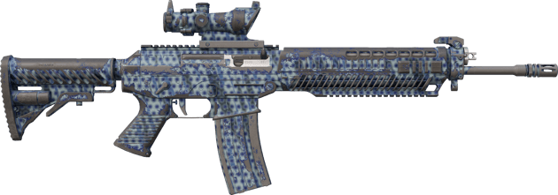 Preview image 2 of SG 553 | Waves Perforated (ถลอกปอกเปิกจากการรบ)