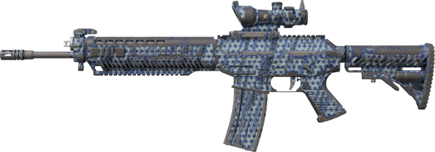 SG 553 | Waves Perforated (ถลอกปอกเปิกจากการรบ)