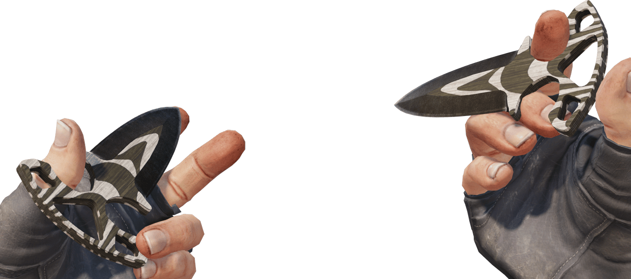 Preview image 3 of ★ Shadow Daggers | Black Laminate (Battle-Scarred)