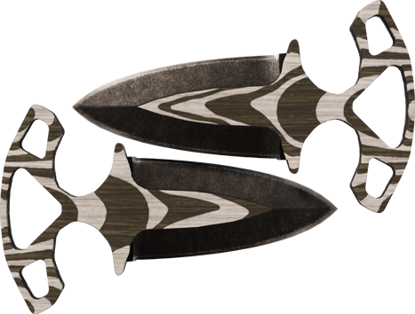 ★ Shadow Daggers | Black Laminate (Testado no Terreno)