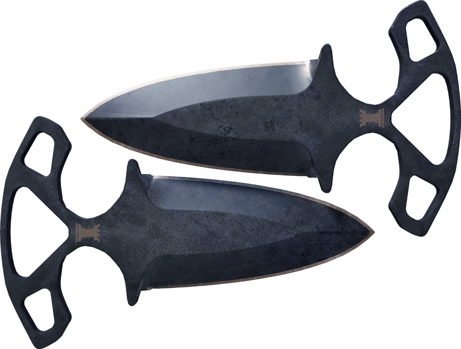 Preview image 1 of ★ Shadow Daggers | Blue Steel (Com Muito Uso)