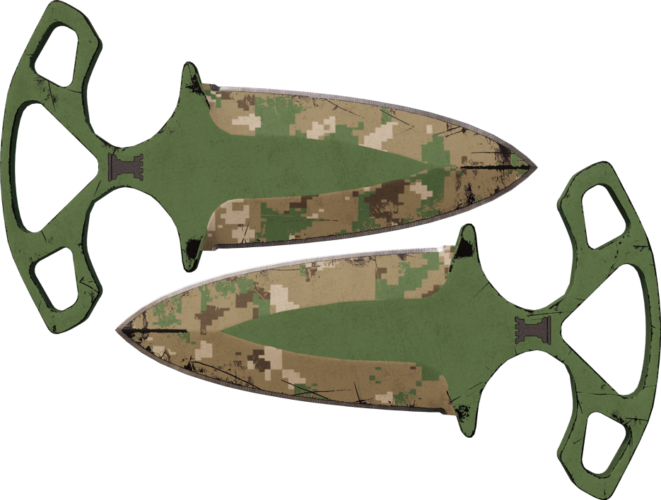 Preview image 2 of ★ Sztylety Cienia | Leśny DDPAT (mocne zużycie)