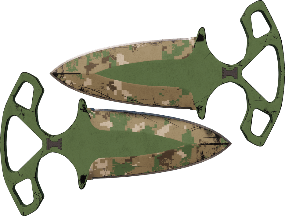 Preview image 1 of ★ Sztylety Cienia | Leśny DDPAT (mocne zużycie)